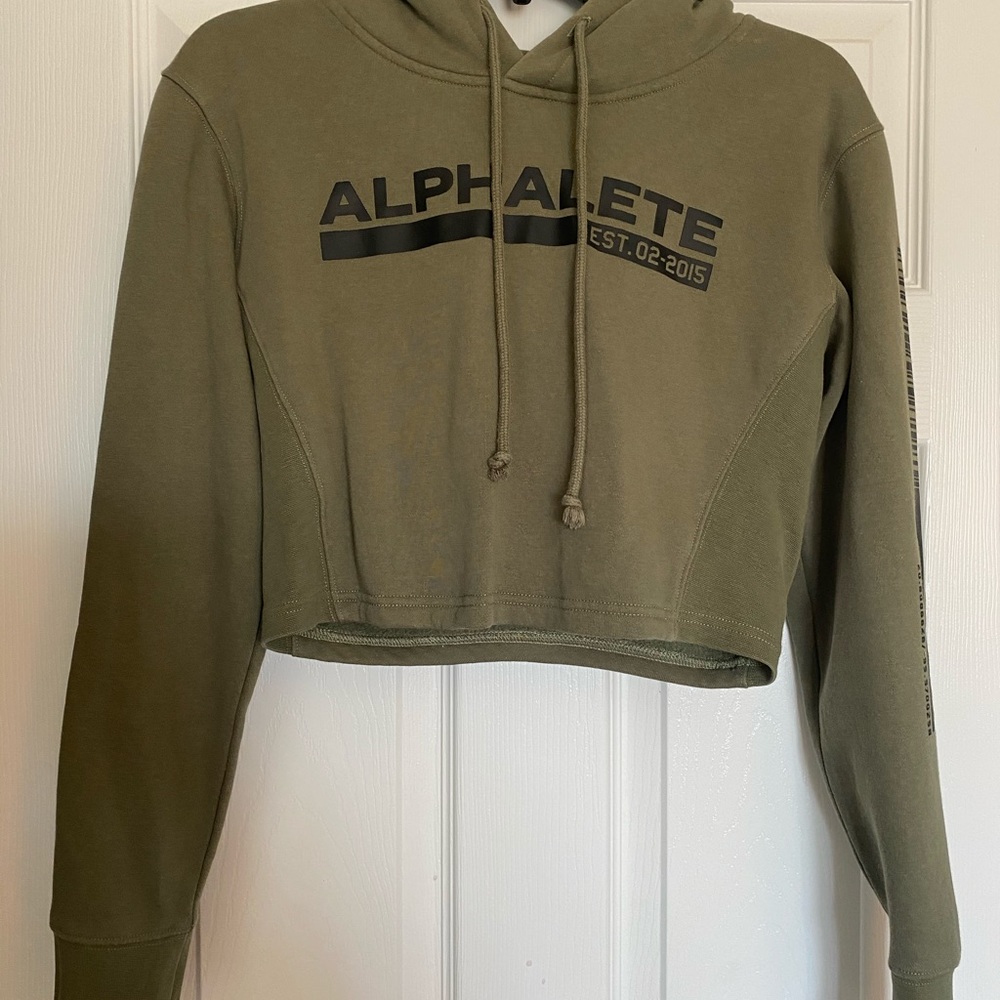 Cropped Alphalete Hoodie